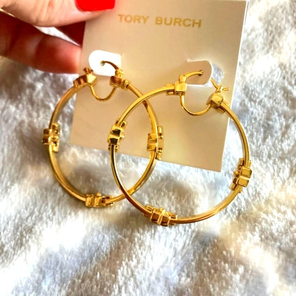 Tory Burch Serif T Hoops - Picture 2 of 5